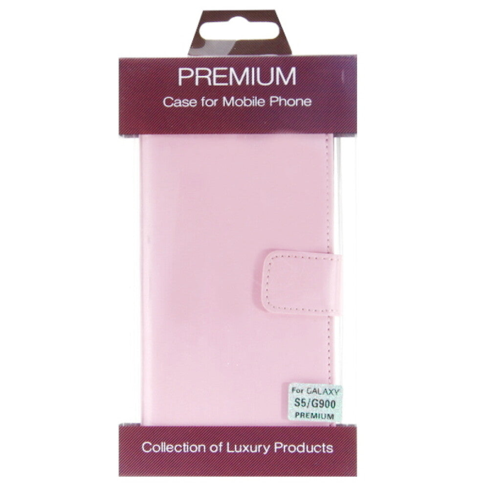 Leather Case for Galaxy S5 pink 4250710549726