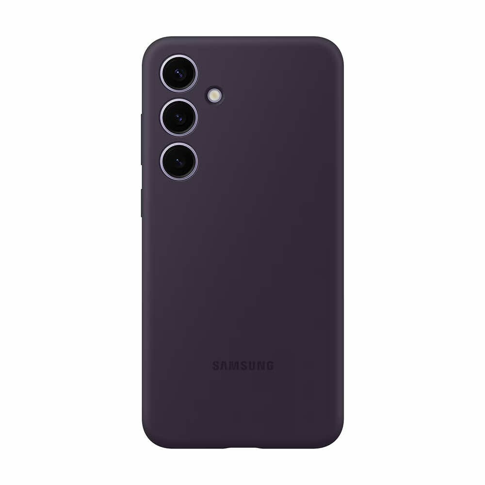 Samsung Silicone Case SM-S926 Galaxy S24+ dark purple EF-PS926TEE