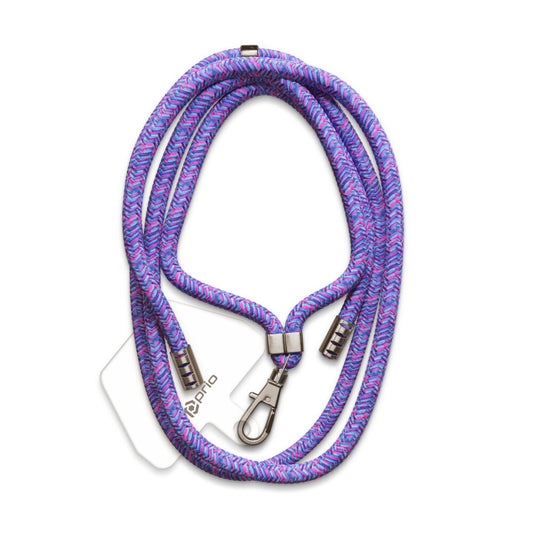 prio Universal Cell Phone Lanyard 0.7m purple-mix