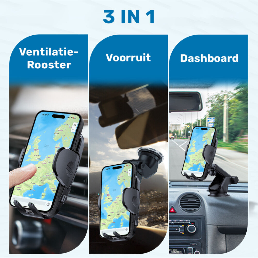 UFUZON 3in1 Handyhalterung fürs Auto -