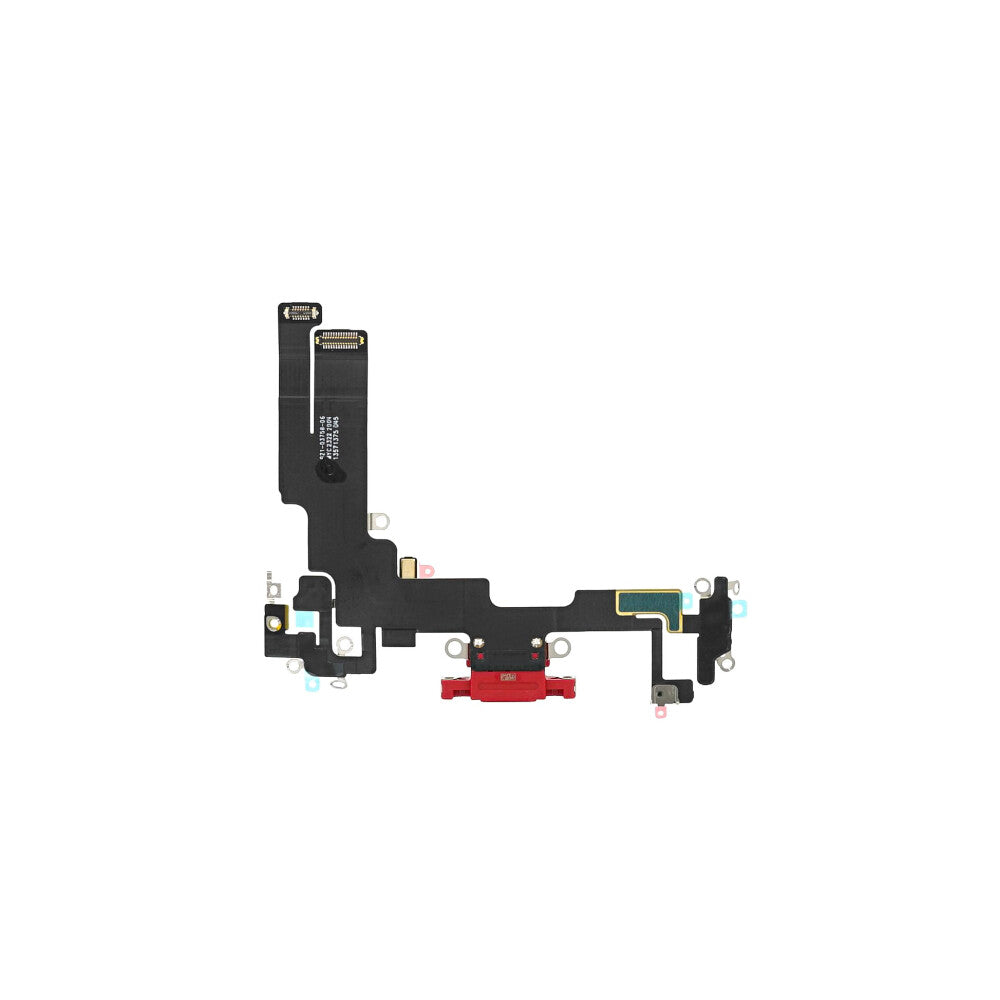 OEM charging port flex for iPhone 14 red