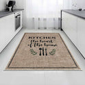 miqna Küchenläufer, rutschfeste & waschbare Matte im Landhausstil – Heart of Home