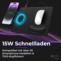 prio Schnelllade Mauspad 15 W (USB C) schwarz
