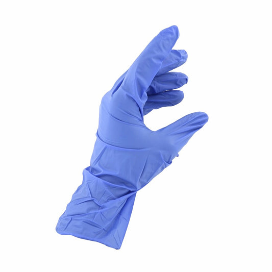 Hartmann Peha Soft Nitrile Examination Gloves / Disposable Gloves, 150 pieces, size L, blue