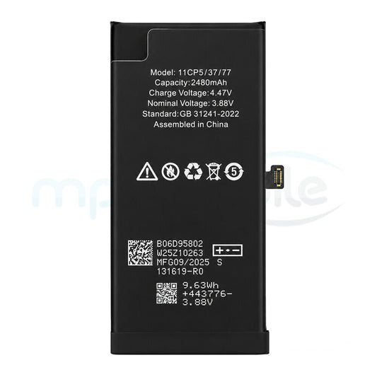 Diagnostizierbarer 2560-mAh-Akku mit hoher Kapazität für das iPhone 13 mini
