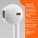 Original Apple EarPods Headset MWTY3ZM/A mit Lightning Connector weiß