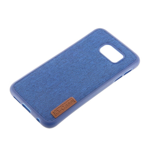 Silicone Case Textile for Samsung S7 Edge blue