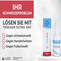 Tereson Antitranspirant Spray 50 ml, stark gegen Schwitzen an Achseln und Händen x2