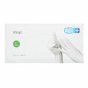 Wibu+ Vinyl Gloves, 100 pieces, size L, clear