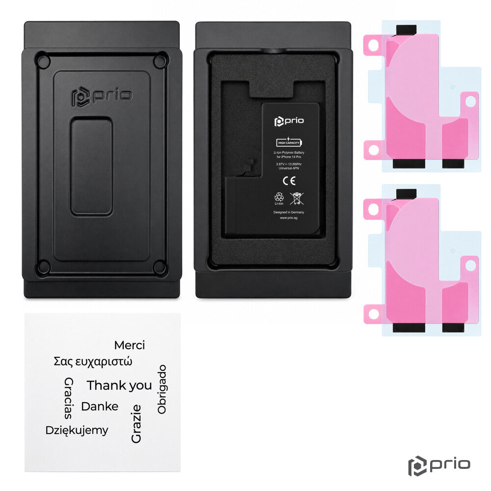Prio Hochleistungsakku für iPhone 14 Pro (3380 mAh) - Universeller APN -