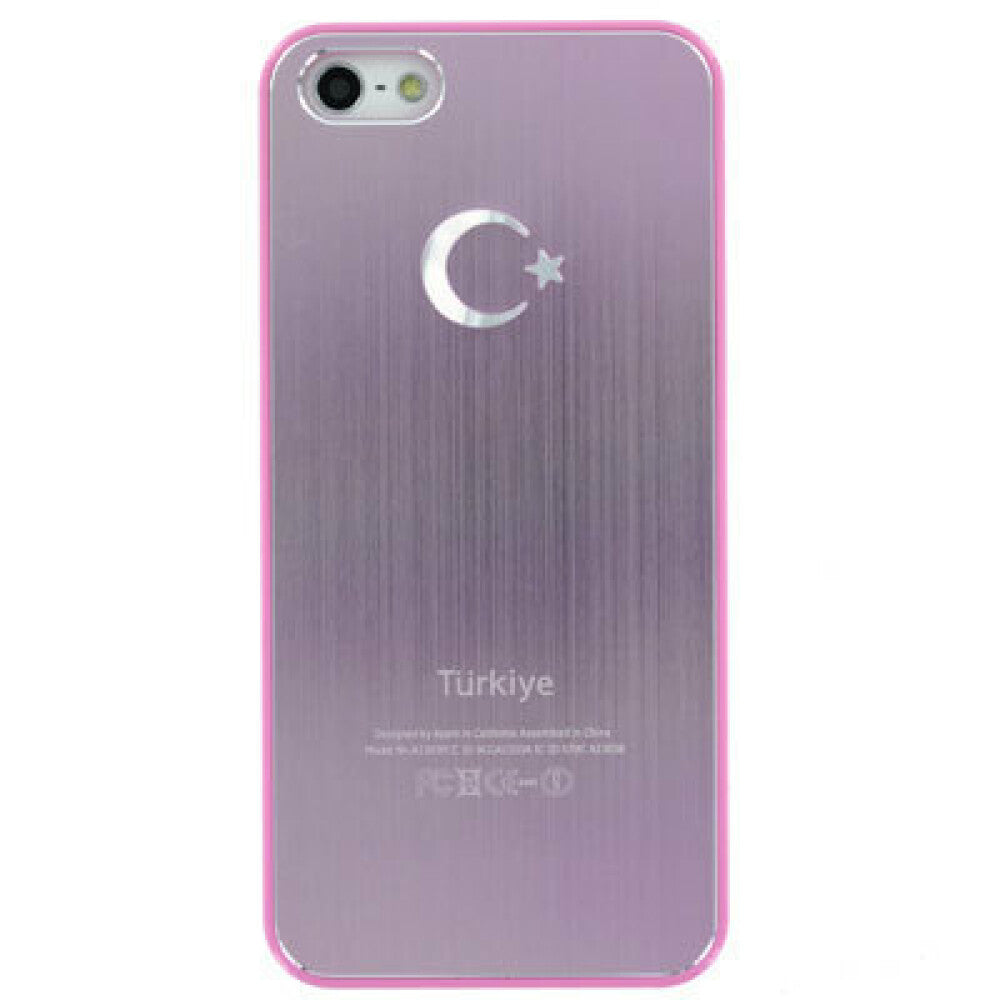 Case with Turkey logo for iPhone 5, 5SE pink