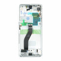 Samsung display unit + frame G998B Galaxy S21 Ultra 5G phantom silver GH82-26035B (without camera)