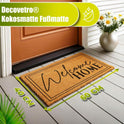 Decovetro Paspas Welcome Home Desenli Kapı Önü Paspası 40 x 60 cm