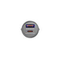 prio KFZ-Schnellladegerät 45W PD PPS (USB C) + 45W (USB A) silber