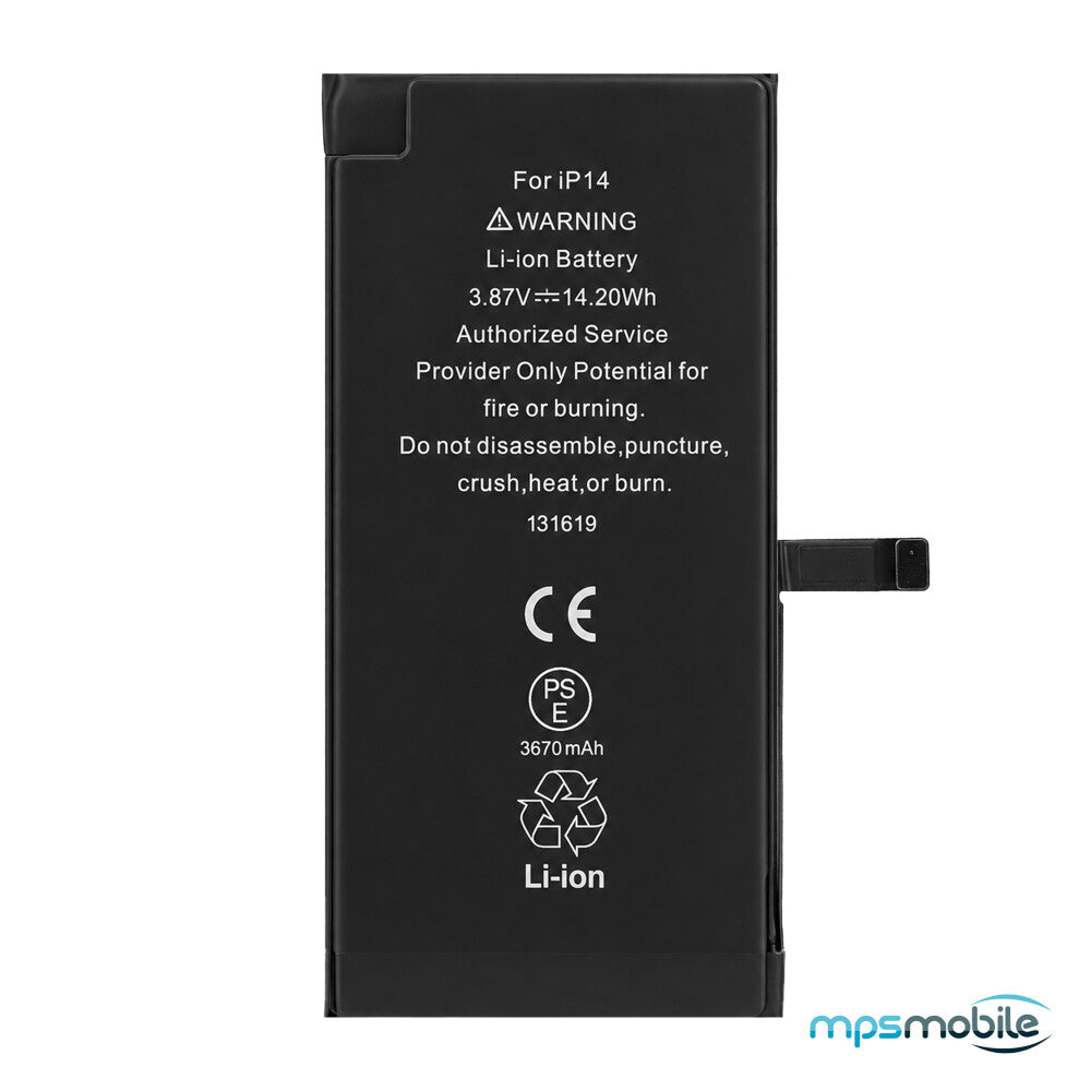 Diagnostizierbarer 3670-mAh-Akku mit hoher Kapazität für das iPhone 14