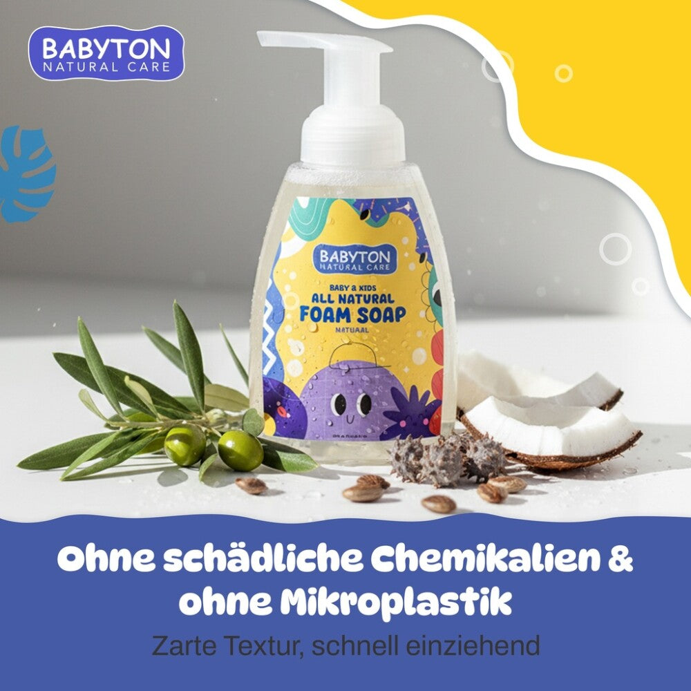 Babyton Baby & Kids Naturschaumseife, 350 ml