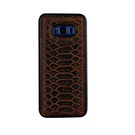 Samsung Galaxy S7 genuine leather back cover Vera brown