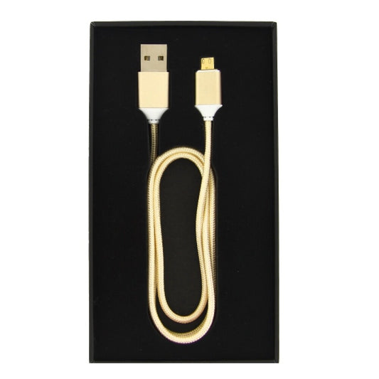 Magnetic Micro USB Data Cable gold