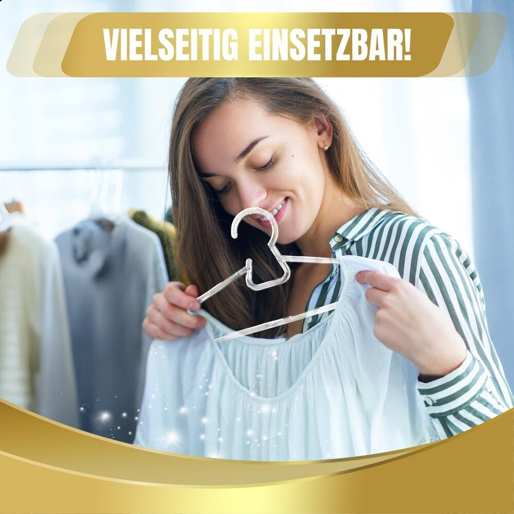 6 x Kleiderbügel im Set, Plastik