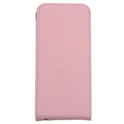 Slim Leder Flip Hülle für iPhone 5, 5SE rosa