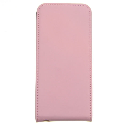 Slim Leather Flip Case for iPhone 5, 5SE pink