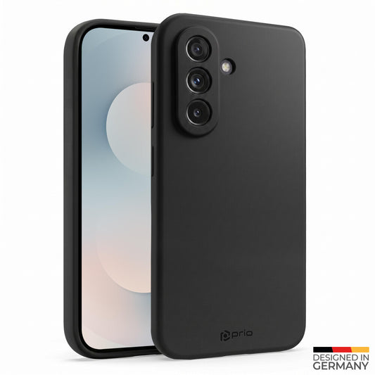 prio Liquid Silicone Case für Samsung S25 schwarz