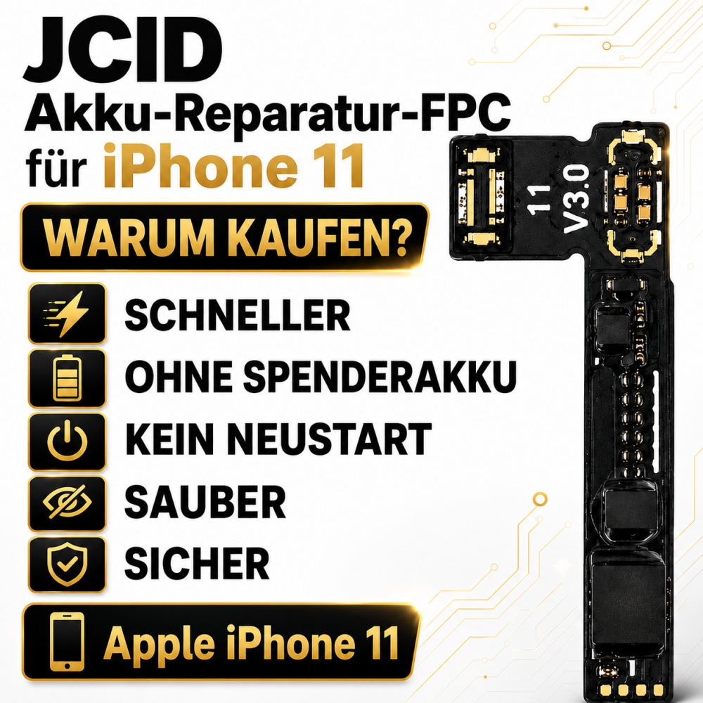 JCID Akku Reparatur Flexkabel für iPhone 11 Extern