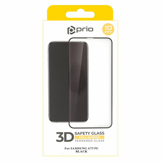 prio 10x 3D screen protector glass for Samsung A73 5G black