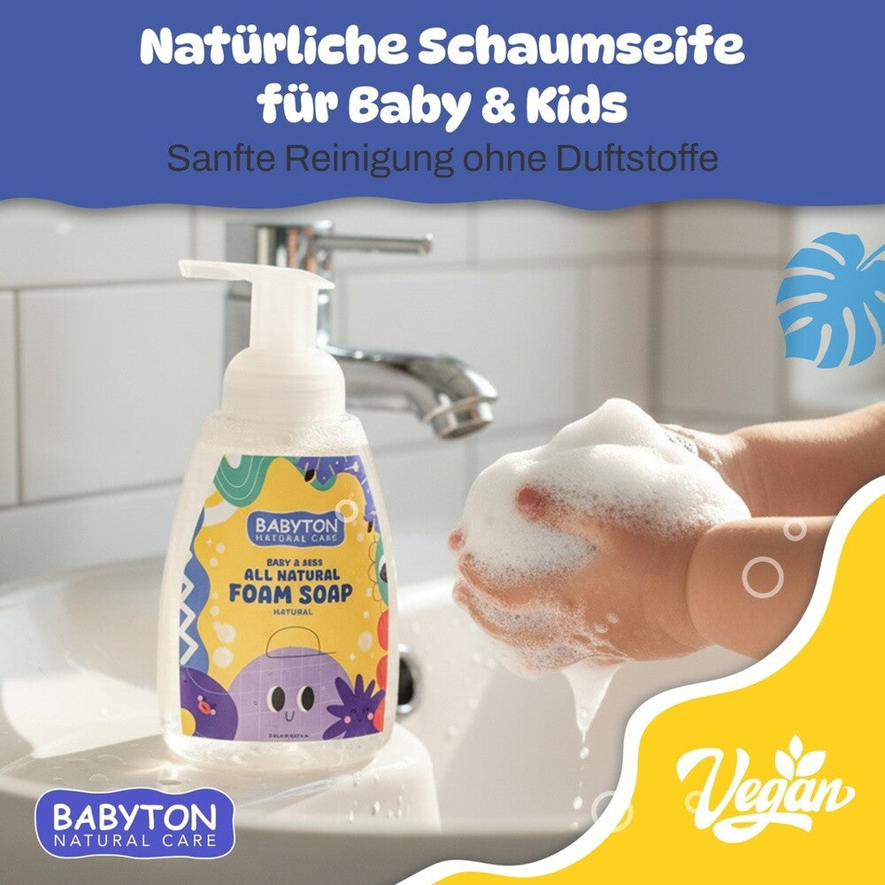 Babyton Baby & Kids Naturschaumseife, 350 ml Hauptbild