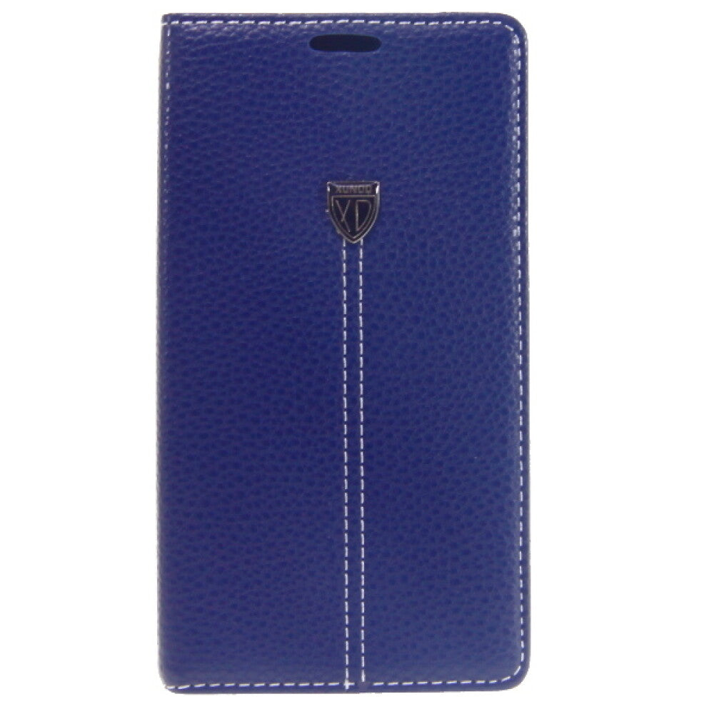 Book Case Handyhülle für Galaxy Note Edge Blau Schutz Tasche 4250710563968