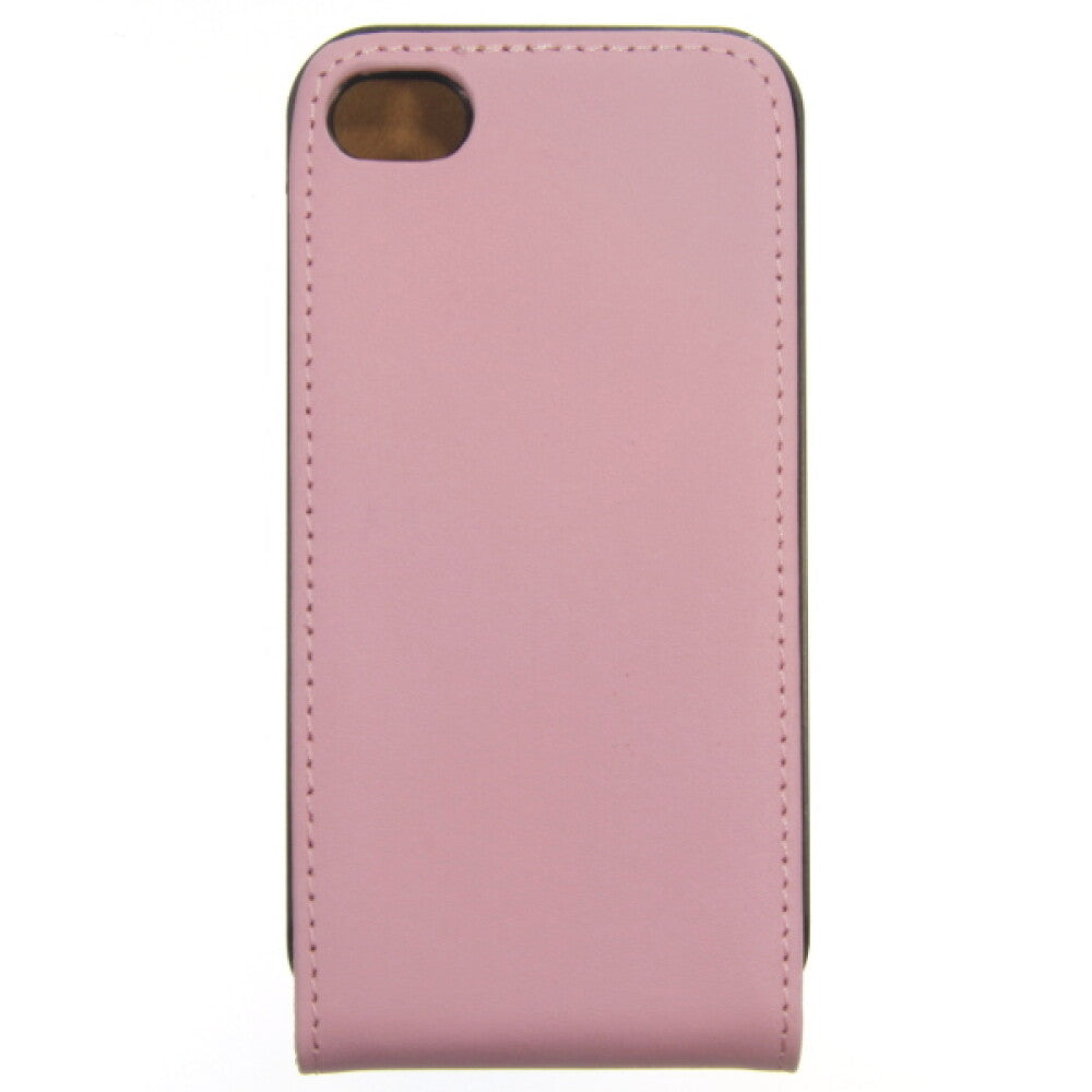 Slim Leather Flip Case for iPhone 4/4s - pink