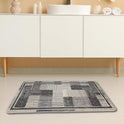 Miqna 2-tlg. rutschfestes Badteppich Set , waschbar (60x100 & 50x60 cm)