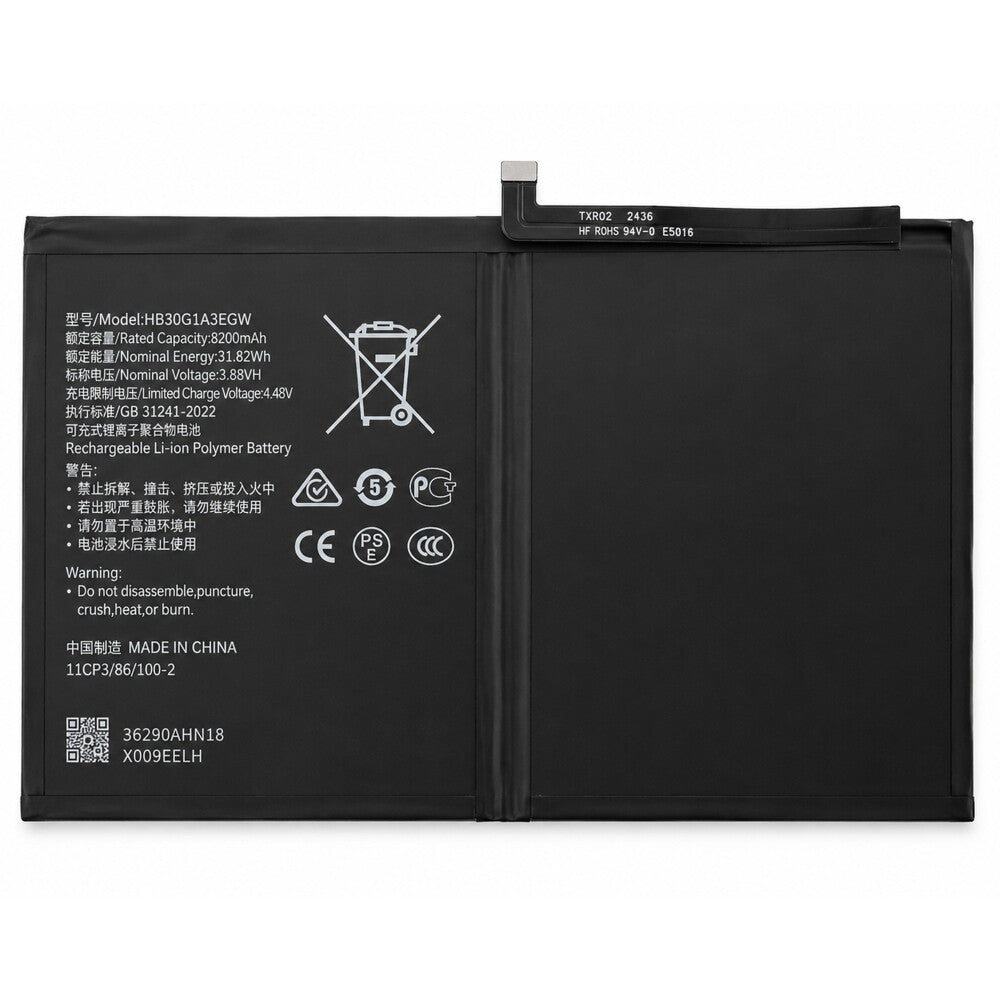 Akku HB30G1A3EGW für Honor Pad 9