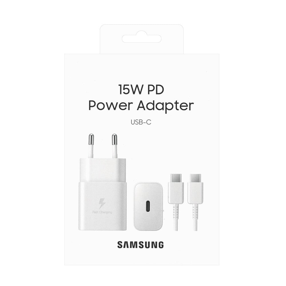 Samsung 15W power adapter (with cable) white EP-T1510XWE