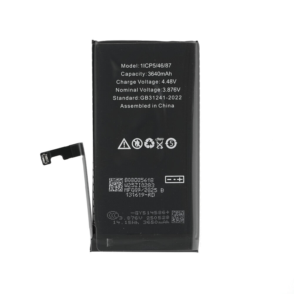 Diagnostizierbarer 3640-mAh-Akku mit hoher Kapazität für das iPhone 15 Hauptbild