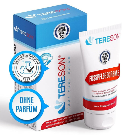 Fußcreme gegen Fußgeruch 50ml – Unisex, Feuchtigkeit & Frische für Füße