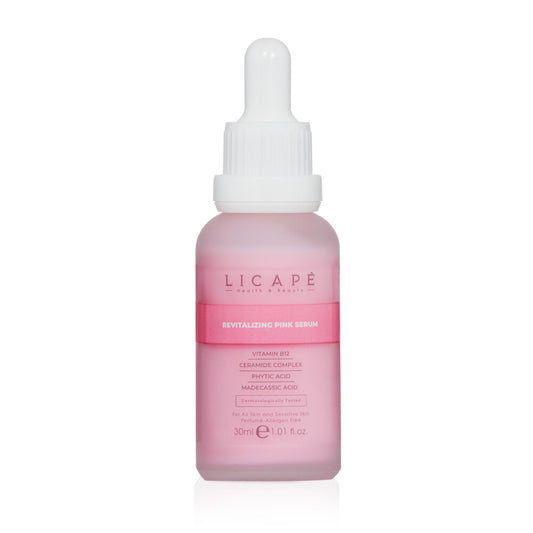 Licape | Feuchtigkeitsspendendes Serum 30 ml | B12 Rosa Serum | Anti-Aging