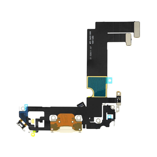 OEM Dock Charging Port Flex Cable for iPhone 12 Mini white