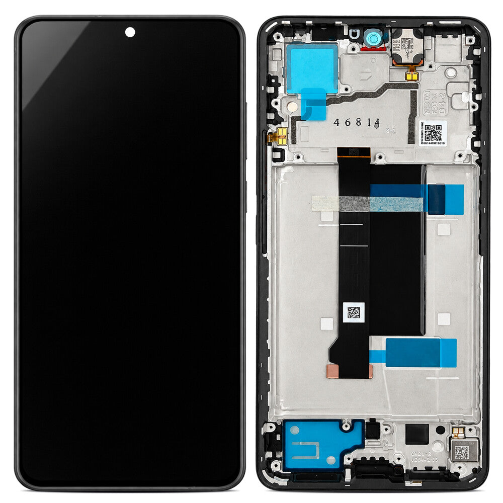 Xiaomi Display + Rahmen Redmi Note 13 Pro 5G/Poco X6 5G schwarz 5600020N1600