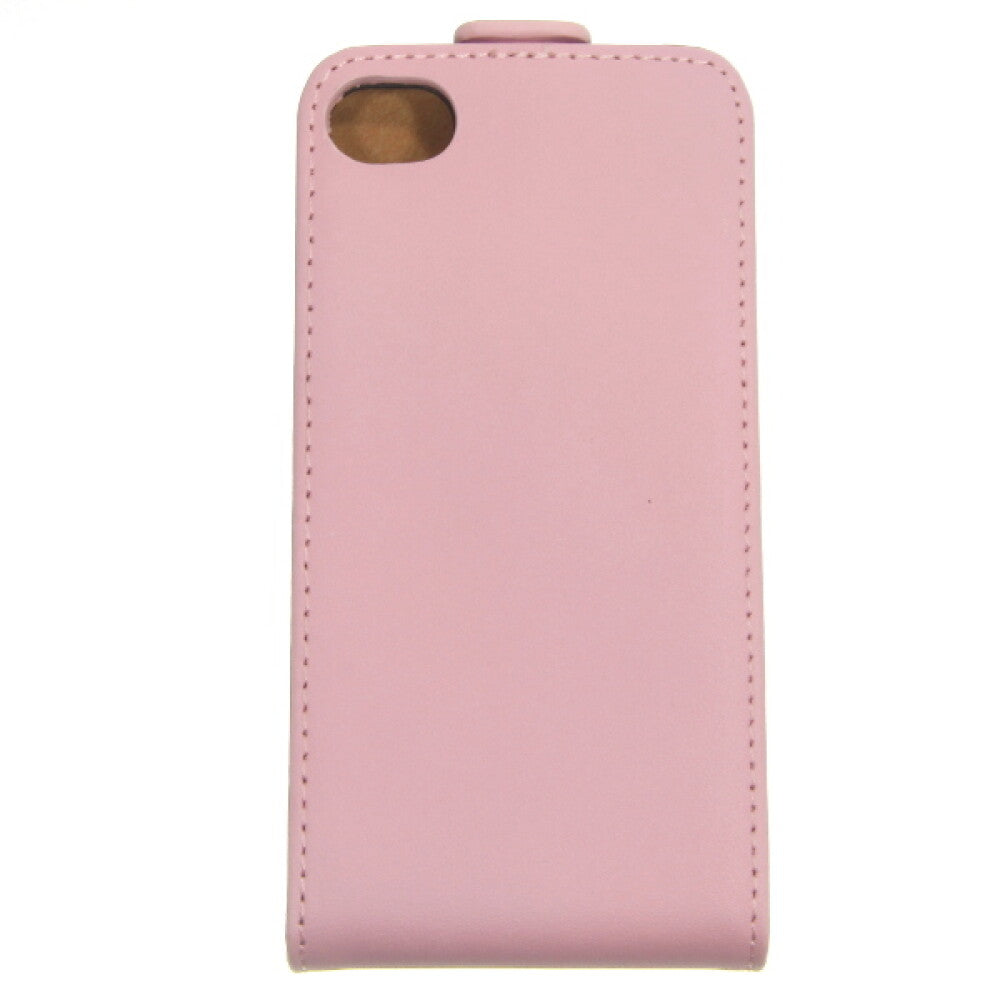 Slim Leather Flip Case Blister for iPhone 4/4s pink