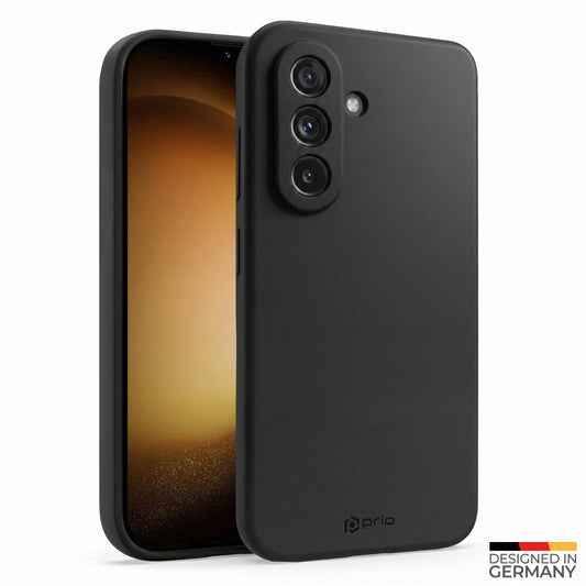 prio Silikonschutzhülle für Samsung S23 Ultra schwarz