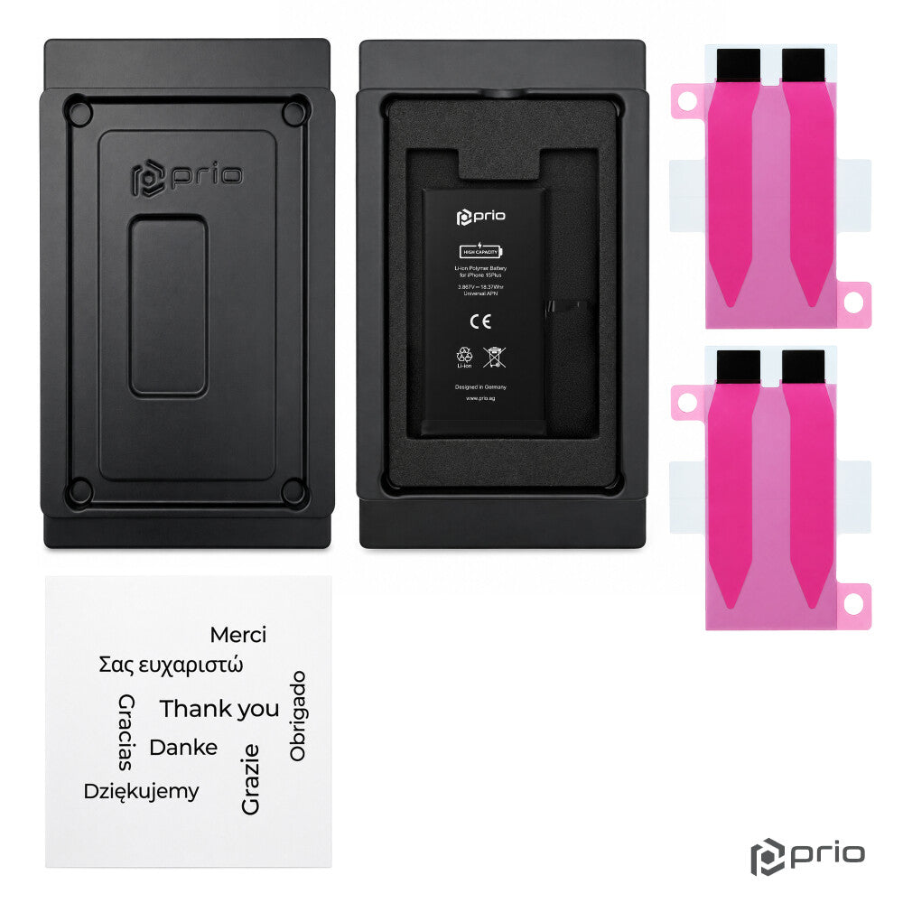 Prio Hochleistungsakku für iPhone 15 Plus (4750 mAh) - Universeller APN -