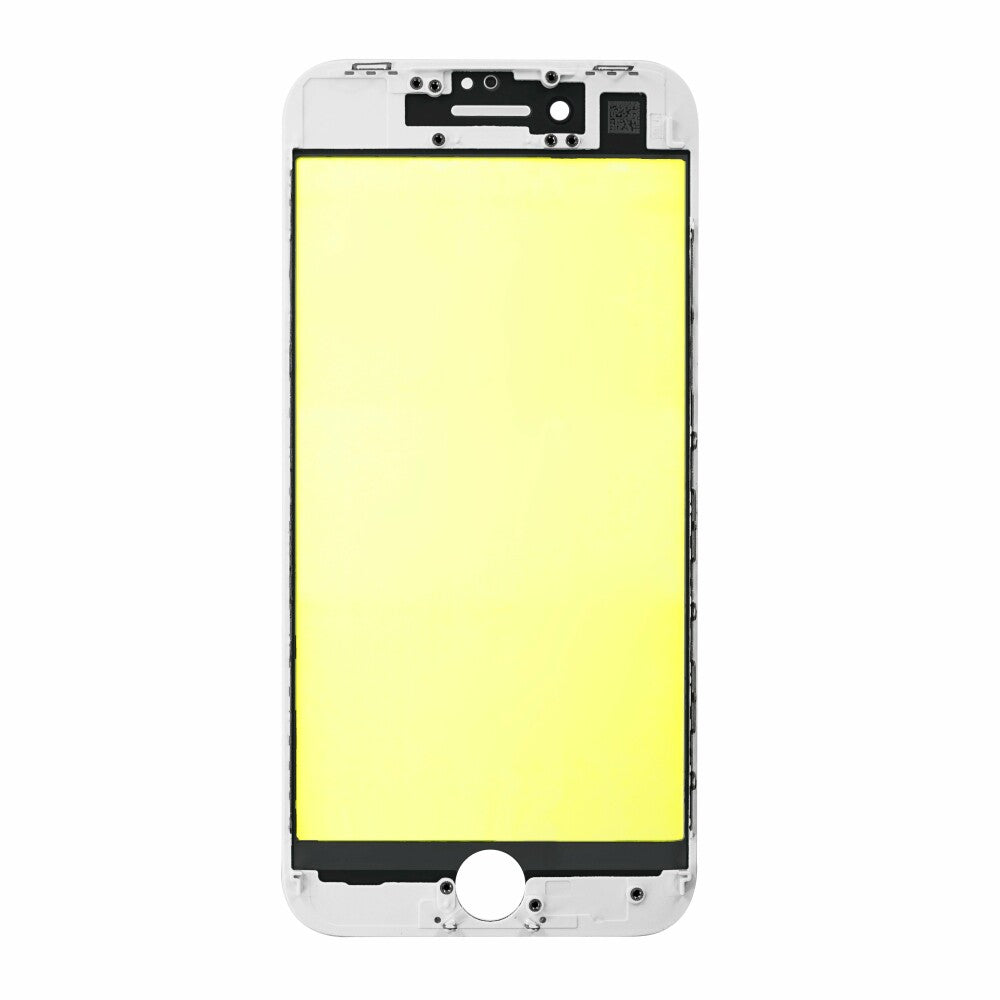 OEM display glass + frame for iPhone 8 white