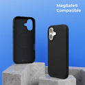 prio Liquid Silicone Case MAG for iPhone 16 Plus (6.7in) black