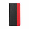 prio Book Case Fashion für Samsung S21 FE 5G schwarz-rot