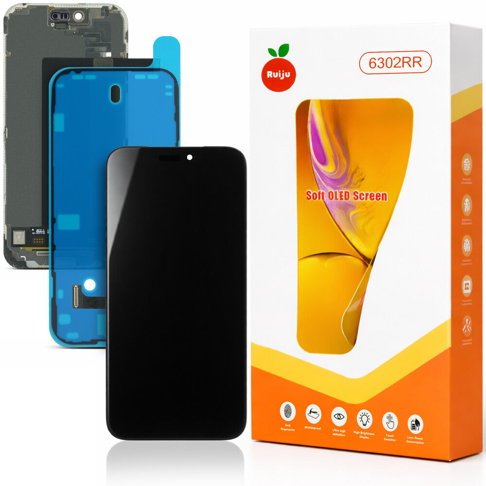 RJ Soft OLED (120Hz) Display für iPhone 15 Pro (mit IC Austausch)
