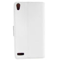 Leather case for Huawei P6 - white 4250710543212