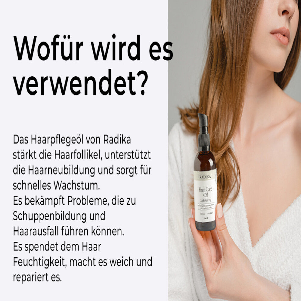 Haarpflegeserum, Vitamin AEF, 100% Rein, BIO, natürlich, 100 ml Hauptbild