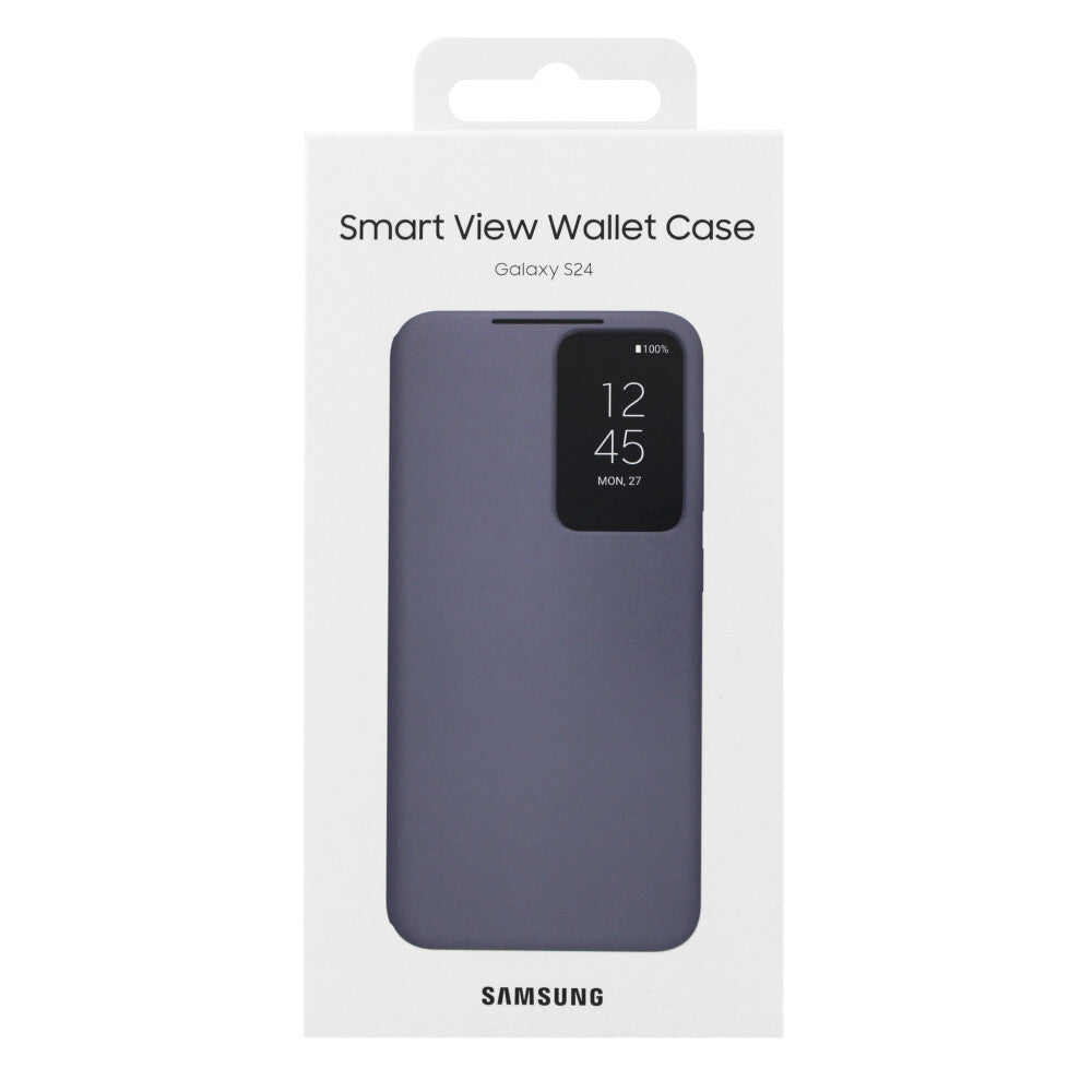 Samsung Smart View Wallet Cover SM-S921 Galaxy S24 violett EF-ZS921CVE