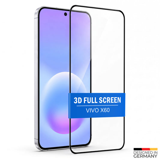prio 3D screen protector glass for VIVO X60 black
